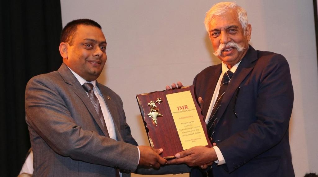 Recognition of the High Standard of Service Appreciation Award to Indian Military Review